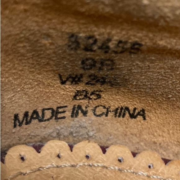 LAND’S END Sz 9B Suede  Mary Jane Style Rubber Sole Buckle Closure Sandals Shoes - Picture 5 of 10